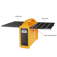 Nouvelle conception de station d'alimentation portable pour le camping en plein air et la maison, générateur solaire 100W 200W, batterie externe, alimentation de secours à domicile avec panneau solaire