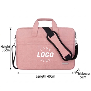 Bolso para Portátil Rosa Personalizado para <span class=keywords><strong>Mujer</strong></span>, Maletín Delgado a Prueba de Golpes con Correa para el Hombro - Product Image 4