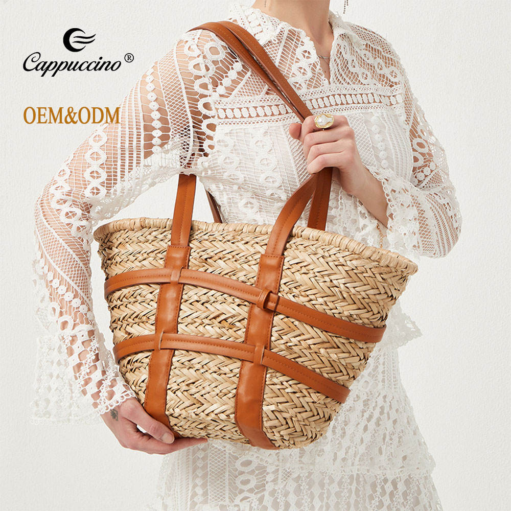 Designer Straw Bag Summer Beach Purse Eco Friendly Handmade Woven Raffia  Tote Bag Beach Vacation Handbag Wallet Bags