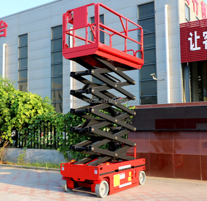 Plateforme de travail hydraulique de 12 m, accessoires, échafaudage mobile pour la construction, élévateur à ciseaux électrique - Product Image 4