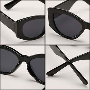 Gafas de Sol Cuadradas Retro con Logotipo Personalizado, Moda 2022, Gafas de Sol de Ojo de Gato con Marco Grande y Protección UV400 para Mujer - Product Image 6