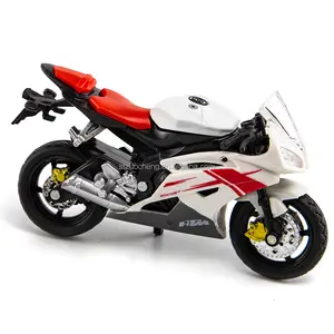 1:18 имитация подвески руля литая мотоцикл Yamaha R6 модель автомобиля из сплава игрушки