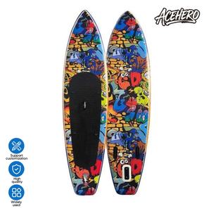 Planche à pagaie gonflable personnalisée avec motif graffiti, épaisse, résistante à l'usure, écologique, portable, adaptée aux <span class=keywords><strong>d</strong></span>ébutants adultes - Product Image 3