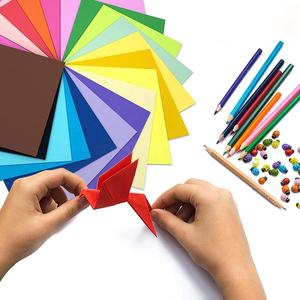 Vente en gros de fournitures scolaires GF Cartes en papier de couleurs assorties Décoration DIY pour enfants Papier <span class=keywords><strong>origami</strong></span> double face fait à la main pour la fabrication de cartes - Product Image 6
