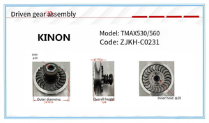 Ensemble complet de poulie motrice KINON pour embrayage secondaire Yamaha <span class=keywords><strong>TMAX</strong></span> 530 <span class=keywords><strong>TMAX</strong></span> 560, pièces CVT pour moto - Product Image 6