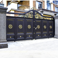 Conceptions extérieures de porte principale de porte d'entrée en aluminium coulissante automatique pour le mur de délimitation