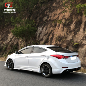 <span class=keywords><strong>Hyundai</strong></span> Elantra araç gövde kiti-2013 için 2016 yükseltme 2018 kore tipi vücut dış parçalar aksesuar ön dudak yan etek arka dudak - Product Image 5