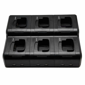 ETMY ABS Material Professional 6-in-1 6-Port Charging Dock for GP328 GP340 GP380 Walkie Talkie Radios - Product Image 3