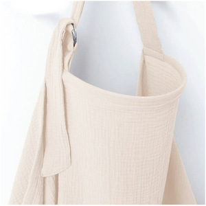 Nouvelle couverture d'allaitement en mousseline pour l'allaitement Respirant Intimité avec décolleté en arc pour maman <span class=keywords><strong>Tablier</strong></span> d'allaitement multi-usage en coton doux - Product Image 5