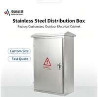 Boîte électrique murale en acier inoxydable, étanche et anti-poussière, armoire de distribution extérieure OEM