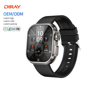 นาฬิกาสมาร์ทวอทช์รุ่นใหม่ล่าสุด <span class=keywords><strong>S8</strong></span> หน้าจอสัมผัส TFT ขนาด 2.01 นิ้ว รองรับการโทรผ่านบลูทูธ ฟังก์ชั่นฟิตเนส กันน้ำระดับ IP68 สำหรับผู้ชายและผู้หญิง - Product Image 1