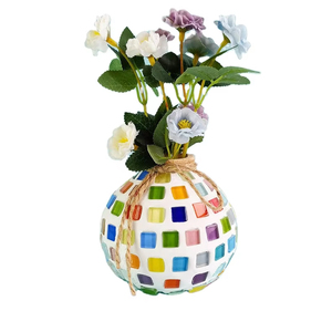 Nouveauté : Jouets éducatifs créatifs et sûrs, vase en mosaïque fait main, matériel créatif DIY, jouet amusant pour les élèves de maternelle - Product Image 1