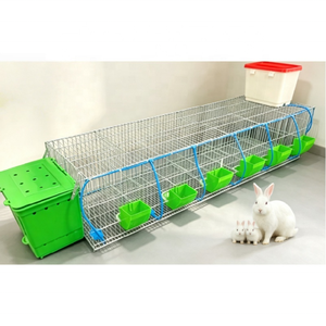 Cage à lapins robuste à 12 compartiments, cage verticale pour l'élevage et l'engraissement, design peu encombrant pour les petites exploitations - Product Image 6