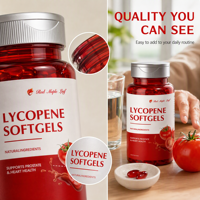Gélules de lycopène antioxydant haute puissance - Lycopène pur, protection cellulaire, approvisionnement en vrac certifié ISO