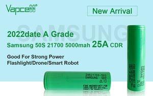 한국산 오리지널 INR21700 5000mah 25a 50S 대용량 <span class=keywords><strong>3.6V</strong></span> 21700 50S 리튬 이온 충전식 배터리 배터리 배터리 팩 - Product Image 5