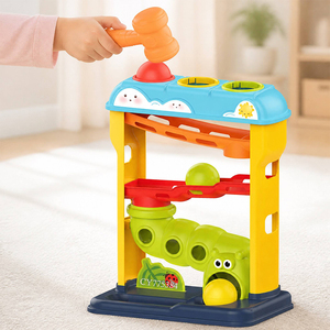 Nuevo Juguete <span class=keywords><strong>de</strong></span> Martillo y Bolas <span class=keywords><strong>para</strong></span> Niños Pequeños, Juguete Educativo Montessori <span class=keywords><strong>de</strong></span> Golpear con Martillo <span class=keywords><strong>para</strong></span> Desarrollar Habilidades Motoras Finas - Product Image 3