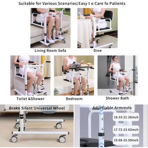 Multifunctional Transfer Chair For Bedridden <strong>Patients</strong> And Elderly People To Help Them Get Up Hydraulic <strong>Lifting</strong> Transfer Machine - Product Image 4