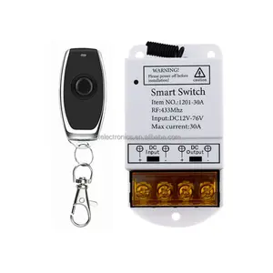 Wireless remote control switch DC 12V24V48V76V high-power water pump motor remote control of lighting fixtures Control switch