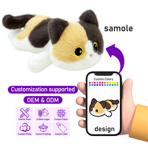 Jouets en peluche pour enfants, fabricant de jouets en peluche personnalisés, mascotte, <span class=keywords><strong>chat</strong></span> en peluche mignon, animaux en peluche, jouets doux - Product Image 1