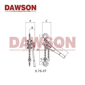Dawson dsvp loại hướng dẫn sử dụng đòn bẩy khối, <span class=keywords><strong>LEVER</strong></span> <span class=keywords><strong>hoist</strong></span> cho nâng - Product Image 5