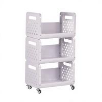 Chariot de rangement de cuisine multi-niveaux sur pied, mobile, multifonctionnel pour la maison et les légumes