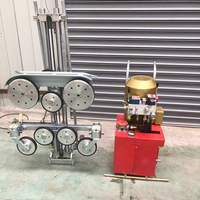 Machine à scier au fil diamanté hydraulique pour la découpe de blocs de granit, de marbre et de pierre en carrière