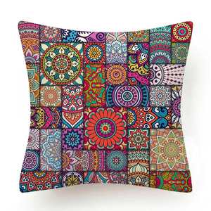 Funda de Cojín Boho con Diseño Paisley Tradicional Oriental, Inspirada en Mandala, Venta al Por Mayor - Product Image 4