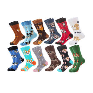 <span class=keywords><strong>Venta</strong></span> caliente animales <span class=keywords><strong>perros</strong></span> hombres calcetines Corgi Teddy Bulldog Schnauzer Cockapoo caniche cachorro Calcetines - Product Image 1