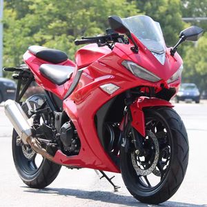 <span class=keywords><strong>Moto</strong></span> de course à grande vitesse <span class=keywords><strong>400</strong></span> <span class=keywords><strong>CC</strong></span>, bicylindre 4 temps, refroidissement liquide, ABS, moteur à essence pour adultes, directement de l'usine - Product Image 2