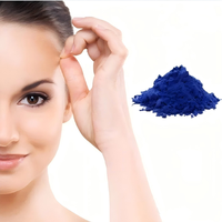 GHK-CU 99% Poudre de peptide de cuivre bleu de qualité alimentaire CAS 49557-75-7