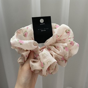 Chouchous à <span class=keywords><strong>cheveux</strong></span> en tissu plus grand, accessoires de <span class=keywords><strong>cheveux</strong></span> pour dames et filles, élastique pour <span class=keywords><strong>cheveux</strong></span>, nouvelle collection - Product Image 5