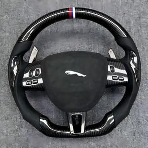 Volant en fibre de carbone personnalisé au <span class=keywords><strong>prix</strong></span> d'usine pour la série <span class=keywords><strong>Jaguar</strong></span> avec palettes étendues - Product Image 2