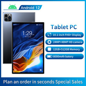 แท็บเล็ต OCTA-Core 10.1นิ้ว Android 12แป้นพิมพ์ภาษาอังกฤษสำหรับนักเรียนการศึกษา UK มือสอง - Product Image 2