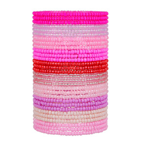 <b>Beaded</b> <b>Bracelet</b> Set 30 Pieces Stackable Seed Bead Jewelry Bohemian Style Unisex Fashion <b>Bracelets</b> - Product Image 3