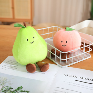 Peluche mignonne en forme de fruits : banane, pomme, <span class=keywords><strong>poire</strong></span> – Jouet en peluche doux, décoration pour la maison, accessoire pour chambre de filles et enfants - Product Image 3