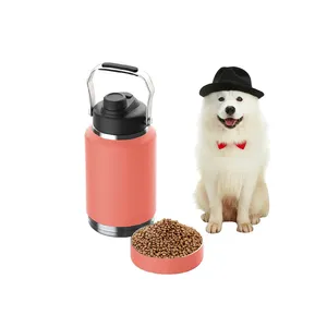 Новый продукт портативный складной диспенсер для воды для собак бутылка для питья чаша для кормления для прогулок и путешествий