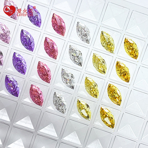 พลอยสังเคราะห์ทรงมาร์ควิส ขนาด 6*12 มม. สีชมพูเหลือง รูปทรงเพชรเจียระไนแบบน้ำแข็งบดละเอียด ความละเอียด <span class=keywords><strong>4K</strong></span> จัดส่งเร็ว - Product Image 5