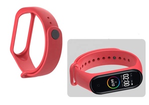 Bracelet de Sport en Silicone coloré pour <span class=keywords><strong>Xiaomi</strong></span> <span class=keywords><strong>Mi</strong></span> <span class=keywords><strong>Band</strong></span> 7/6/<span class=keywords><strong>5</strong></span>/4/3 - Product Image 2