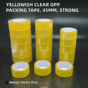 เทปกาวพันกล่องกระดาษแข็งแบบม้วน สีตามสั่ง ยี่ห้อ Bopp ขายดี คุณภาพแข็งแรง ยืดหยุ่น ติดแน่น - Product Image 1