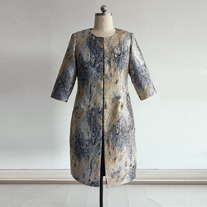Trajes de Chaqueta Larga de Lujo para Mujer, Conjuntos de Ropa para Mujer Talla Grande, Atuendo de Dama, Traje para Iglesia - Product Image 1