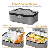 Sac isotherme isotherme de sac de bento portatif pour des pique-niques de BBQ de camping