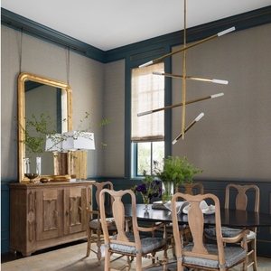 Lampadario Moderno di Lusso 65'' Qualità di Marca Conveniente Realizzato in Ottone e Cristallo per Soggiorno Sala da Pranzo 110V Standard UL - Product Image 4