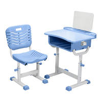 Salle de classe hauteur réglable ergonomique Double places étudiant étude lecture formation meubles collège Table et chaise ensemble