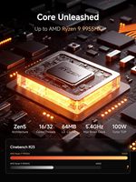 Panneau de particules MINISFORUM MS A2 Mini station de travail AMD 9 9955HX Barebone Mini PC 2xUSB-C Triple 8K Display 2x2.5G LAN Port amélioré