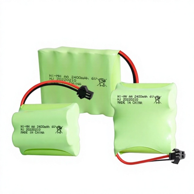 NI-MH Nickel-Metal Hydride 60V 2400mAh Rechargeable AA Battery Pack for Toys & RC Cars Made in China Stock