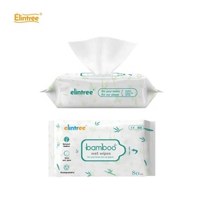 Lingettes en bambou écologiques OEM sans parfum, lingettes pour bébé en bambou, lingettes humides en bambou - Product Image 1