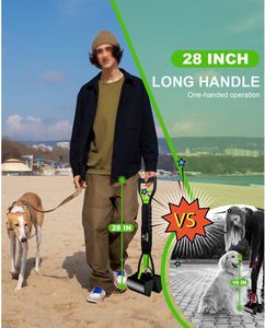 Ramasse-crottes pliable en plastique pour chien, pelle à déjections réutilisable, portable avec ressort pour la promenade en extérieur - Product Image 6