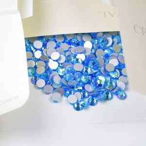 Yantuo горный хрусталь SS3-SS30 стеклянный камень Аквамарин плоская спина холодная фиксация не горячая фиксация Кристалл бессвинцовый Flatback AB цвета <span class=keywords><strong>2</strong></span> пакета - Product Image 4