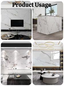 Panel de Pared Interior de <span class=keywords><strong>PVC</strong></span> con Aspecto de Mármol, con Recubrimiento UV, Impermeable, Servicio de Corte Personalizado de Tamaño y Color, Ligero y No Tóxico - Product Image 6