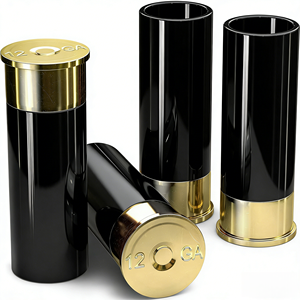 Vasos de Chupito de Plástico Rojo de Alta Calidad con Forma de Cartucho de Escopeta Calibre 12 para Fiestas, Bodas y Bares - Product Image 2